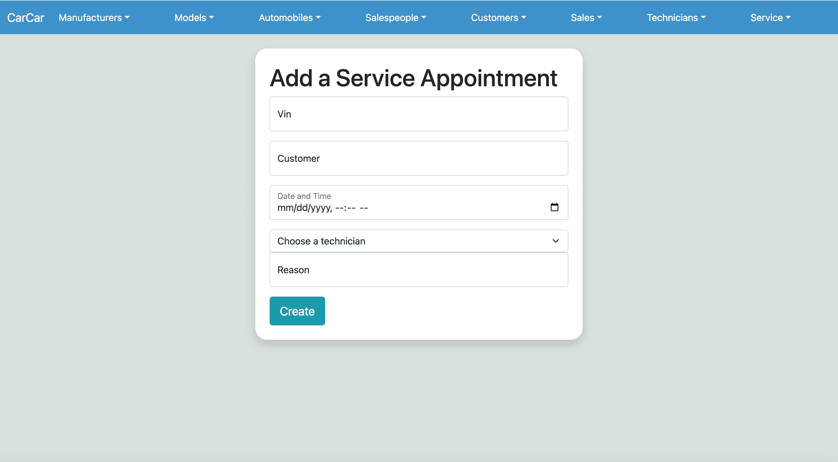 Car Dealership Admin Site